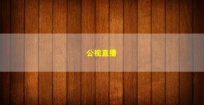 公视直播(公视电视台直播)