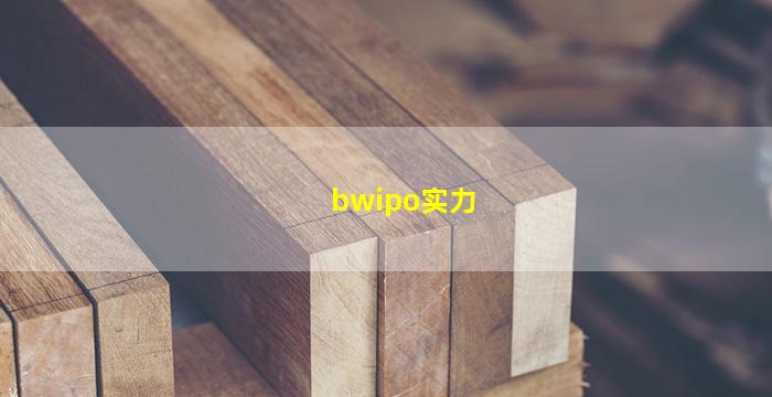 bwipo实力